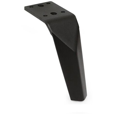 Q&ampQ pata metal river h100 negro mate , La pata metálica River es ideal para sofás y muebles, fabricada en metal duradero con un acabado en negro mate y una a