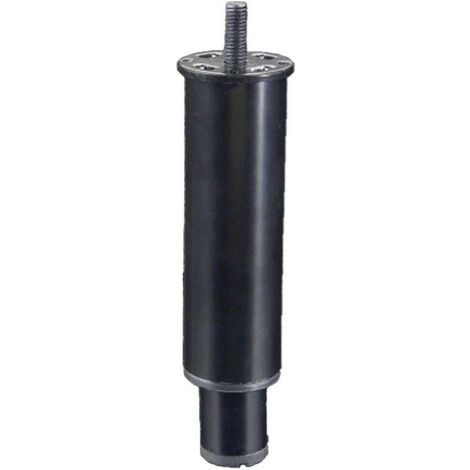 Q&ampQ pata metal stormy ø35 h70-120 m8 negro , La pata metálica Stormy es ideal para sofás y muebles, fabricada en metal resistente, con un acabado en negro y