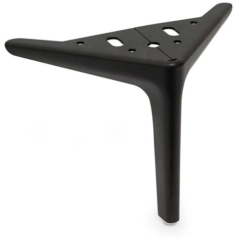Q&ampQ pata metálica modelo clay acabado negro , La pata metálica modelo Clay es ideal para sofás y muebles, fabricada en metal duradero con un acabado elegante