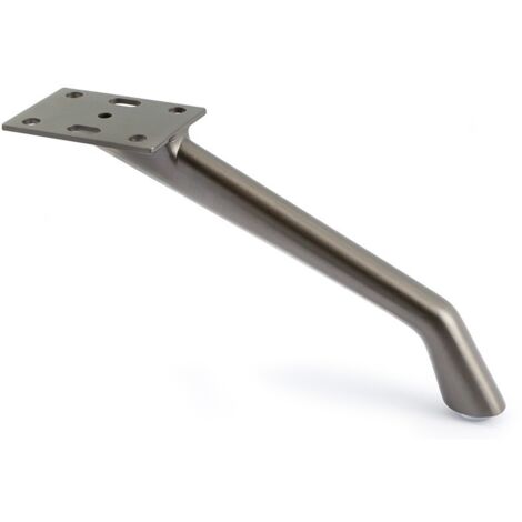 Q&ampQ pata metálica modelo punt h150 acabado níquel oscuro , La pata metálica modelo Punt es ideal para sofás y muebles, está fabricada en metal duradero con u