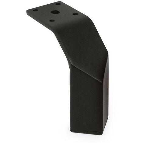 Q&ampQ pata metálica modelo tensa h123 acabado negro mate , La pata metálica modelo Tensa es ideal para sofás y muebles, fabricada en metal duradero con una alt