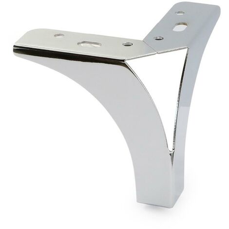 Q&ampQ pata metálica verno h136 acabado cromo , La pata metálica Verno H136 es un componente esencial para sofás y muebles, fabricada en metal duradero con un a