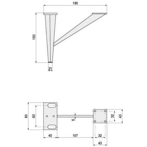 Q&ampQ pata metalica yanina h150 cromo acabado negro , La Pata Metálica Yanina H150 Cromo es una pata de mueble o sofá de metal con un acabado en cromo y una al