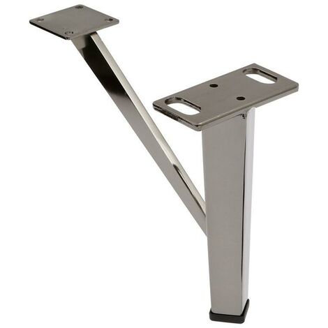Q&ampQ pata metalica yanina h150 niquel oscuro , La Pata Metálica Yanina H150 Níquel Oscuro es una pata de mueble o sofá de alta calidad, con un acabado en níqu