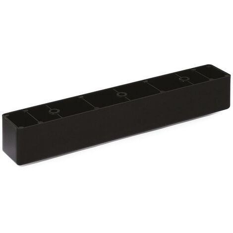 Q&ampQ pata plástico maya 300x35 h35 negra , La pata plástica Maya es ideal para sofás y muebles, fabricada en plástico resistente, con un acabado en color negr