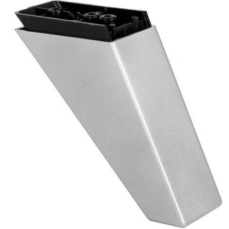 Q&ampQ pata plástico naty 85x44 h120 acabado gris , La plata de plástico para sofá Naty es una pata de sofá o mueble de alta calidad de 120 mm de altura, fabric