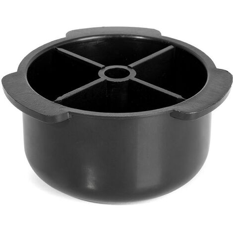 Q&Q pata plástico redonda modelo alon ø60 h35 acabado negro , La pata de plástico redonda modelo Alon de Q&Q es ideal para muebles, fabricada en plástico res