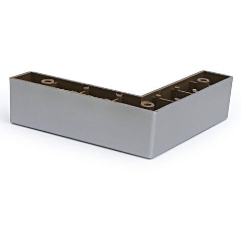 Q&ampQ pata plastico senka 140x140 h40 ral9006 , La Pata de plástico 140x140 mm y 40 mm de altura es una pata de mueble o sofá de alta calidad, diseñada y fabri