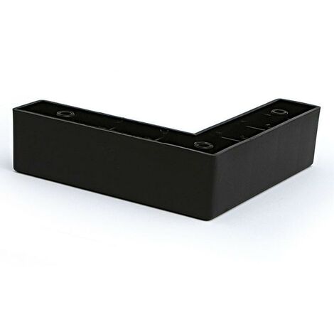 Q&ampQ pata plastico senka 140x140 h40mm negra , La pata de plástico Senka 140x140 mm y 40 mm de alto. Es una pata de mueble para tus muebles o sofá.