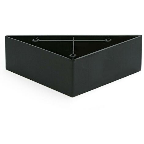 Q&Q pata plástico suka 140x140 h52 negra , La pata de plástico Suka es ideal para sofás y muebles, fabricada en plástico resistente, con un acabado en color