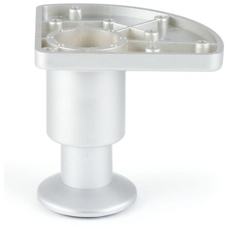 Q&ampQ pata regulable abs cromo mate 77-91 , La pata regulable ABS es ideal para sofás y muebles, fabricada en ABS resistente con un acabado en cromo mate y una
