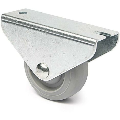 Q&ampQ rueda fija nidus aro de goma gris ø40 h47 , Las ruedas en los muebles son una de las partes que mayor desgaste presentan por su contacto con el suelo. Esta rueda fija Nidus