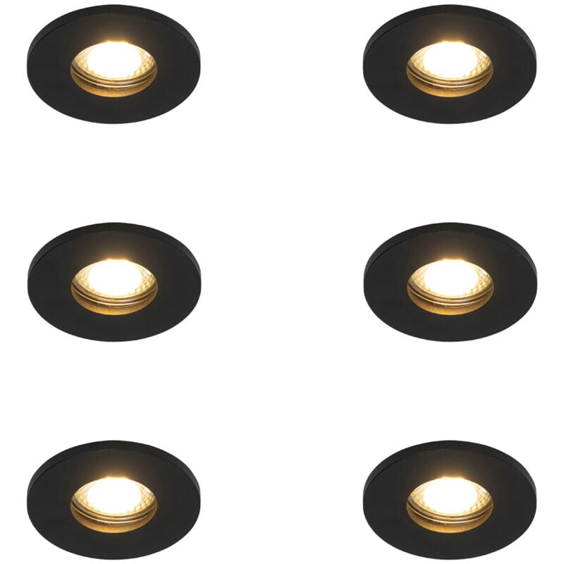 102822 - Spot extérieur pour le sol - 6 pièces - ø 85 mm - - éclairage extérieur - Salle de bains - Qazqa