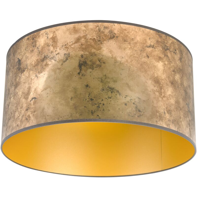 

Algodón y poliéster Pantalla bronce/oro 50/50/25 , Redonda / Cilíndrica Pantalla lámpara colgante,Pantalla lámpara de pie - Qazqa