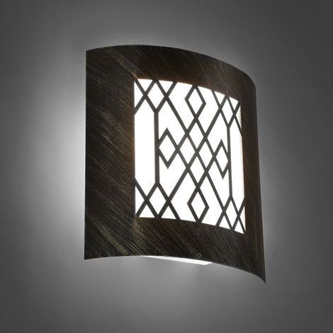 Qazqa – Applique murale extérieure 1 lumière H 260 mm – Acier inoxydable – IP44 – Compatible E27 – Éclairage moderne pour façade