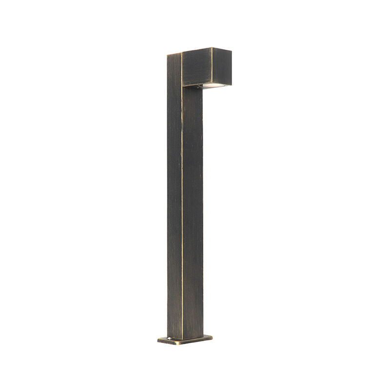 Baleno - éclairage de terrasse et d'allée de jardin - 1 lumière - l 14 cm - Doré - Rustique - éclairage extérieur - Qazqa