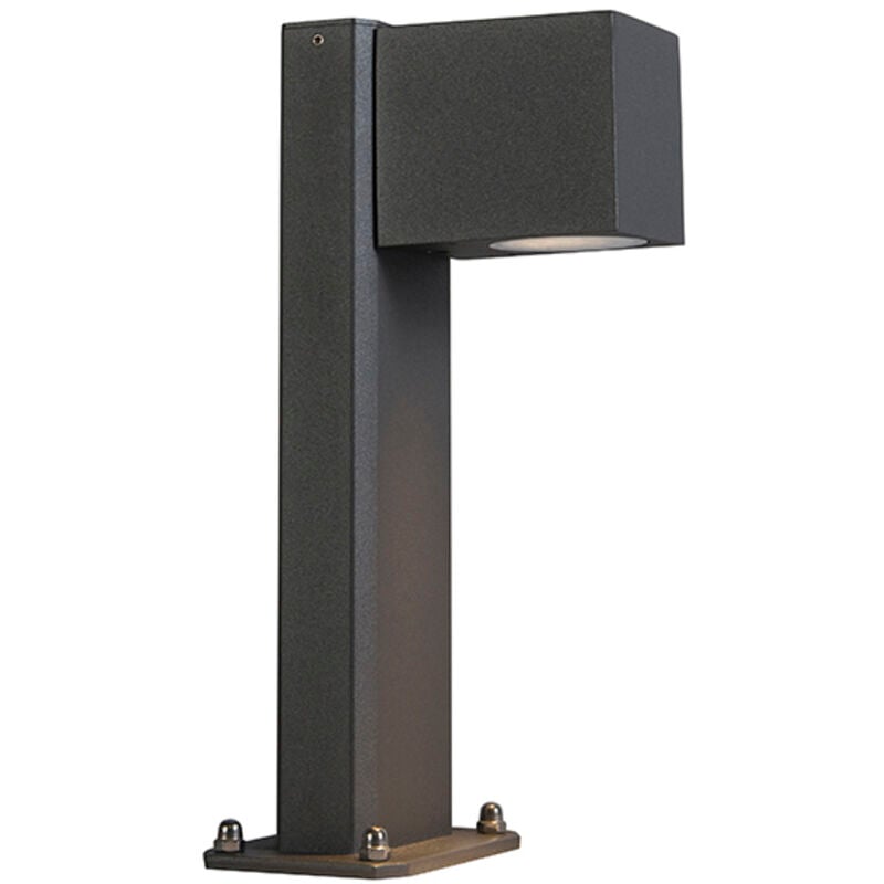 Baleno - led éclairage de terrasse et d'allée de jardin - 1 lumière - l 15.3 cm - Gris foncé - Rustique, Moderne - éclairage extérieur - Qazqa
