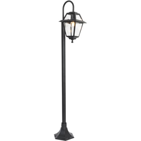 QAZQA Drop - Lampadaire - 1 Lumière - H 153.5 Cm - Noir - Moderne