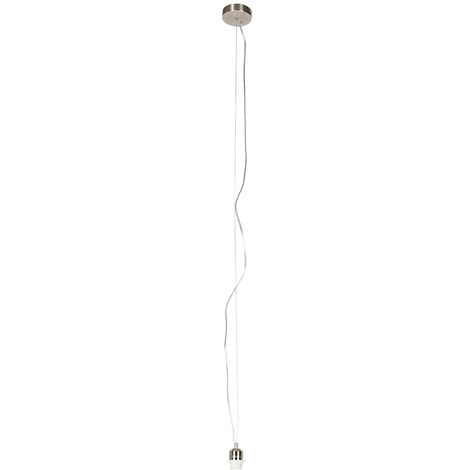 QAZQA cappo - Suspension - 1 lumière - Ø 100 mm - Acier - Moderne - éclairage intérieur - Salon I Chambre I Cuisine I Salle à manger
