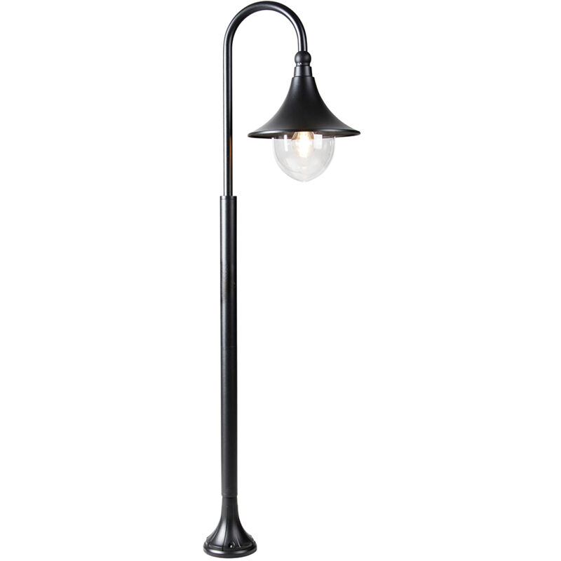 Daphne - led Dimmable Lampe sur pied extérieur variateur inclus - 1 lumière - l 36.5 cm - Noir - Classique/Antique - éclairage extérieur - Qazqa