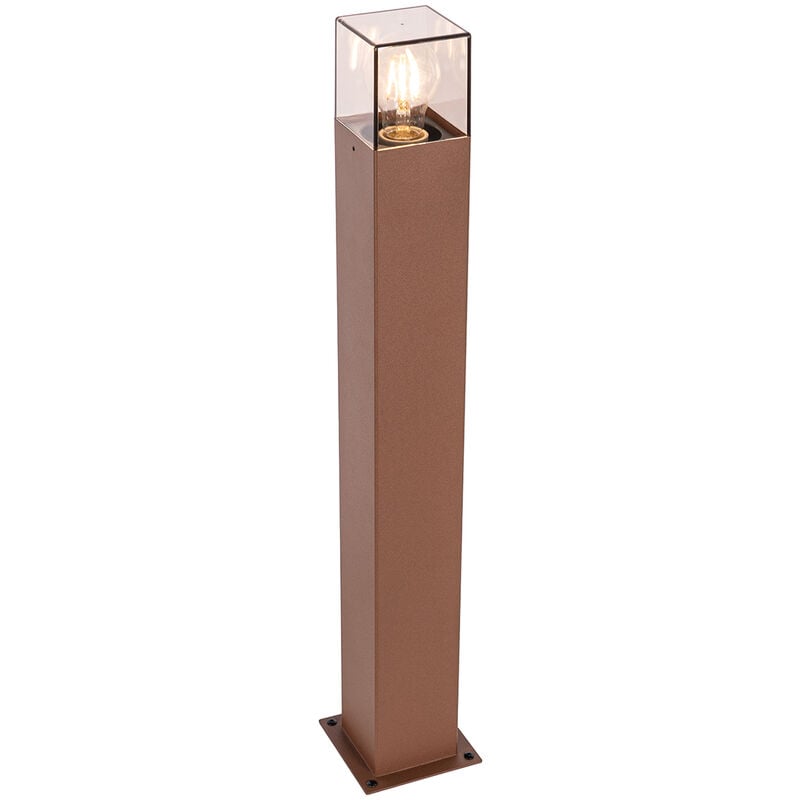 Denmark - Lampe sur pied extérieur - 1 lumière - l 12 cm - Brun rouille - Rustique - éclairage extérieur - Qazqa