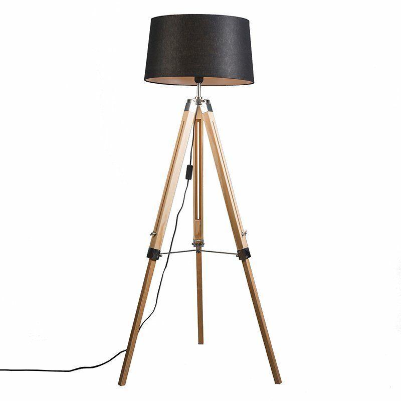 Tripod 45 r - Lampe sur pied réglable - 1 lumière - h 1515 mm - Blanc - Rustique - éclairage intérieur - Salon i Chambre i Cuisine i Salle à manger