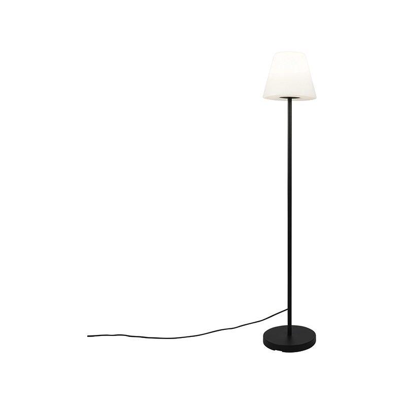 

Diseño Lámpara de pie negra pantalla blanca 25cm IP65 - VIRGINIA Acero /Plástico /Aluminio Alargada Adecuado para LED Max. 1 x 23 Watt - Qazqa