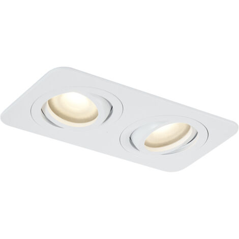 Faretto Led Incasso Per Bagno Doccia Lampada RGBW GU10 Cromoterapia Smart P 18709