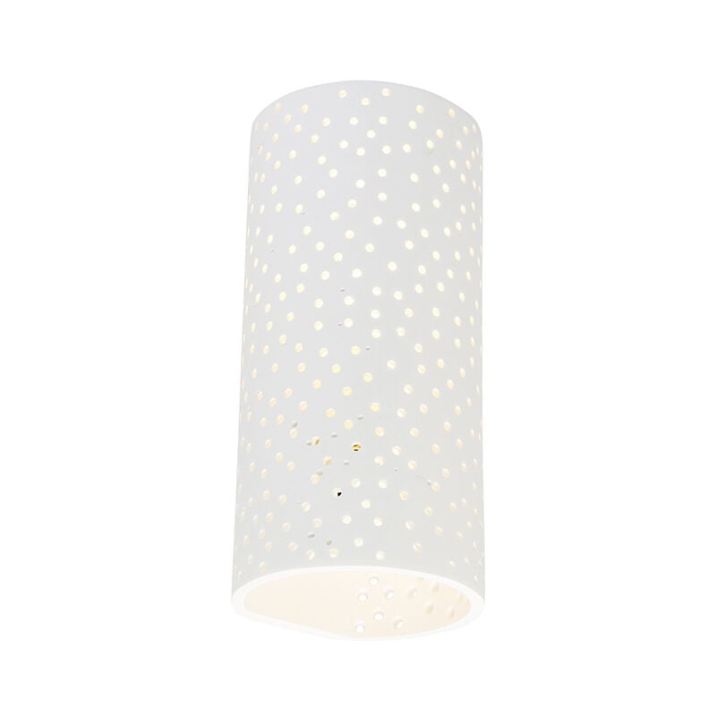 Qazqa - gipsy - Applique murale - 1 lumière - h 240 mm - Blanc - Rustique - éclairage intérieur - Salon i Chambre i Cuisine i Salle à manger