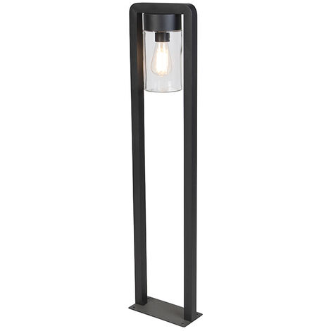 QAZQA jarra - Lampadaire - 1 lumière - L 23 cm - Noir - Moderne - éclairage extérieur