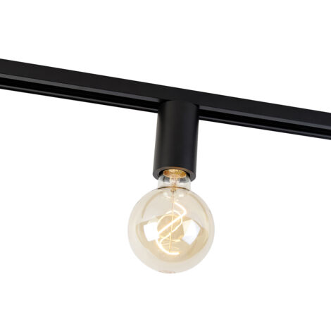 QAZQA jeana - Moderno - Alluminio,Acciaio - Nero - Cilindro Max. 1 x Watt