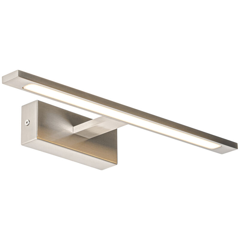 Jerre applique murale - 41,5x13,5x5,5 cm - led incluse - IP44 - acier - Qazqa