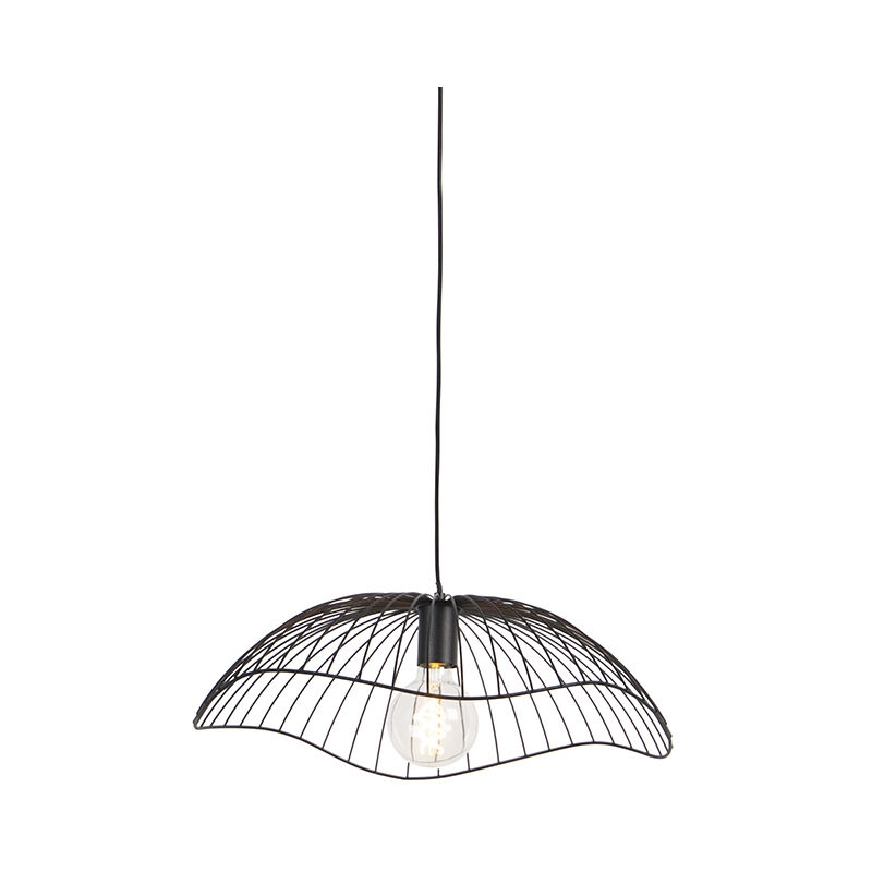 Image of Lampada a sospensione pua - Design - Acciaio - Nero - Oblungo Max. 1 x Watt - Nero - Qazqa