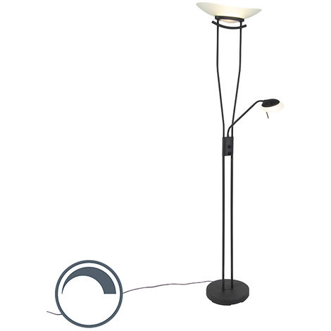 Totara Lampada da terra LED Nero H3385357