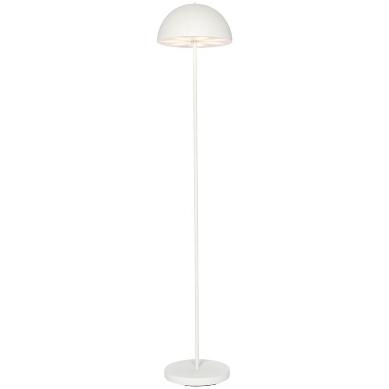 Lampada da terra keira - Moderno - Plastico,Acciaio - Bianco - Tondo (non sostituibile) led Max. 1 x 9 Watt - Qazqa