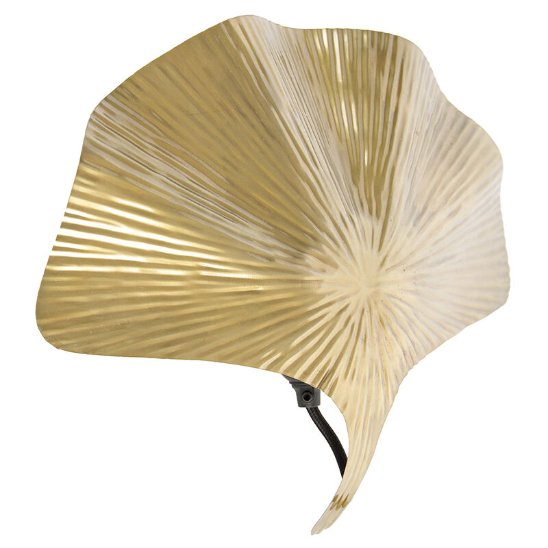 Louka - Applique murale - 1 lumière - l 35 cm - Laiton - Oriental - éclairage intérieur - Salon i Chambre i Cuisine i Salle à manger - Qazqa