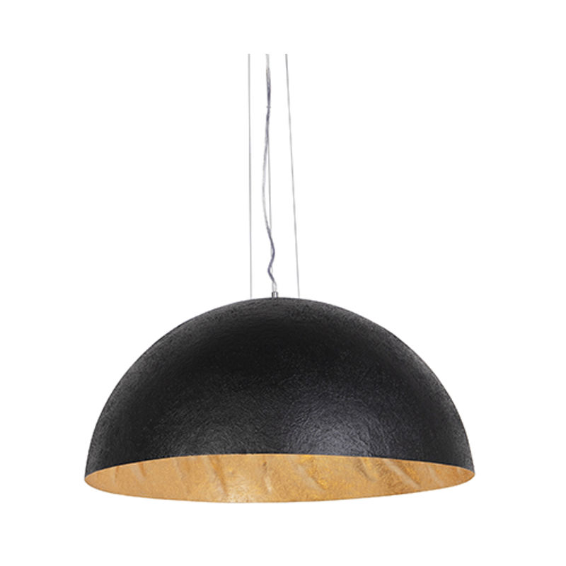 Magna xingjin - Grande suspension - 3 lumière - ø 700 mm - Noir et Or - Moderne - éclairage intérieur - Salon i Chambre i Cuisine i Salle à manger