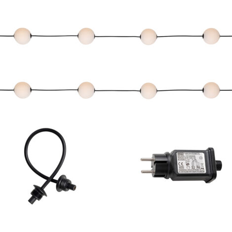 QAZQA malai - LED Suspension - 28 lumière - L 1600 cm - Blanc - Moderne - éclairage extérieur