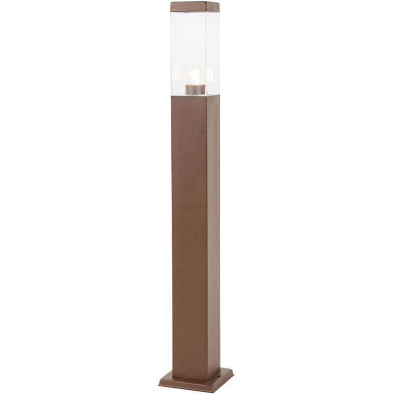 Malios - led éclairage de terrasse et d'allée de jardin - 1 lumière - l 12.5 cm - Brun rouille - - éclairage extérieur - Qazqa