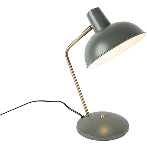 QAZQA milou - Lampe de bureau - 1 lumière - L 260 mm - Vert - Moderne - éclairage intérieur - Salon I Chambre I Cuisine I Salle à manger