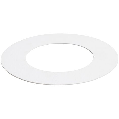 QAZQA Moderno Aro de relleno blanco para focos empotrables 7,5 - 13 cm - Spacer Acero inoxidable Redonda Adecuado para LED Max. x Watt