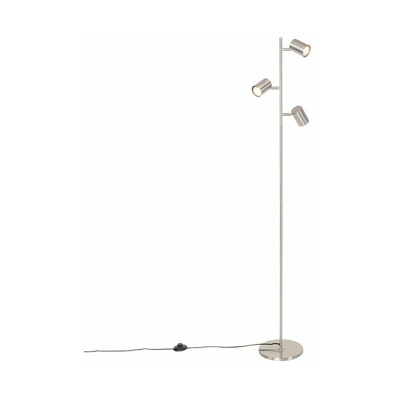 

Moderno Lámpara de pie moderna acero 3 luces - JEANA Acero Alargada Adecuado para LED Max. 3 x 35 Watt - Qazqa