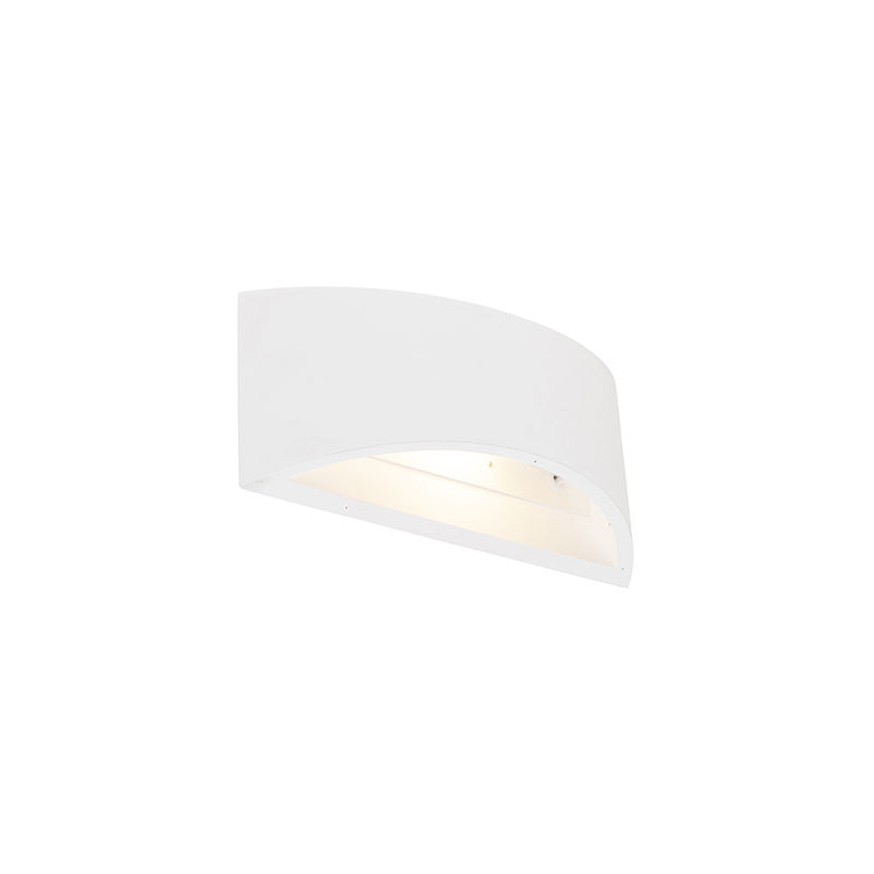 

Moderno Aplique moderno blanco yeso 20cm - GYPSY Tum Redonda Adecuado para LED Max. 1 x 25 Watt - Qazqa