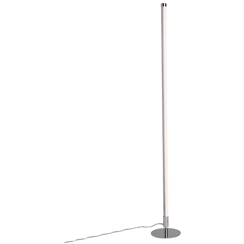 

+ Moderno Lámpara de pie moderna cromada LED - LINE-up Plástico /Acero Redonda Incluye LED Max. 1 x 12 Watt - Qazqa