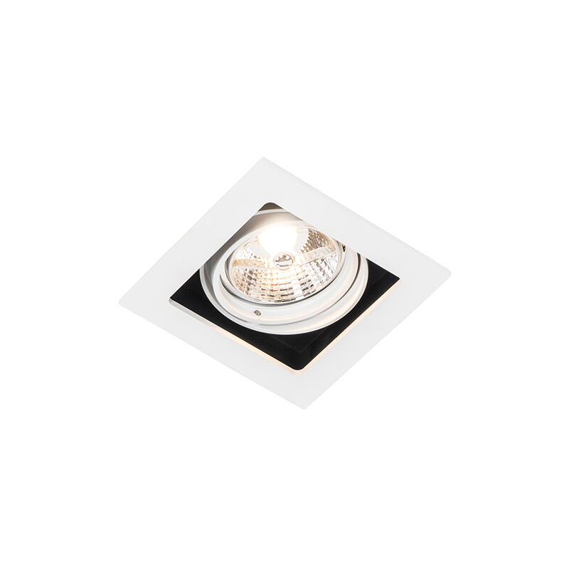 

+ Moderno Foco empotrado blanco orientable - ARTEMIS 70 Aluminio Cuadrada Adecuado para LED Max. 1 x 50 Watt - Qazqa