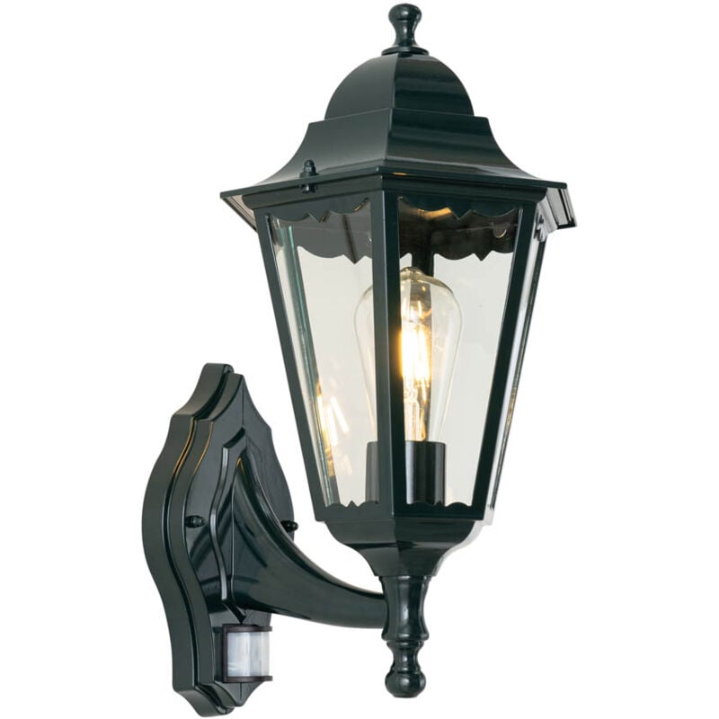 Qazqa - new orleans - Lanterne murale - 1 lumière - l 23 cm - Vert - Classique/Antique - éclairage extérieur