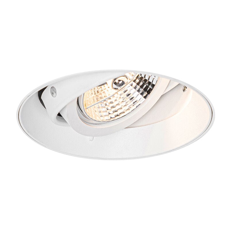 Qazqa - oneon trimless 70 - Spot encastrable - 1 lumière - l 19.4 cm - Blanc - Moderne - éclairage intérieur - Salon i Chambre i Cuisine i Salle à