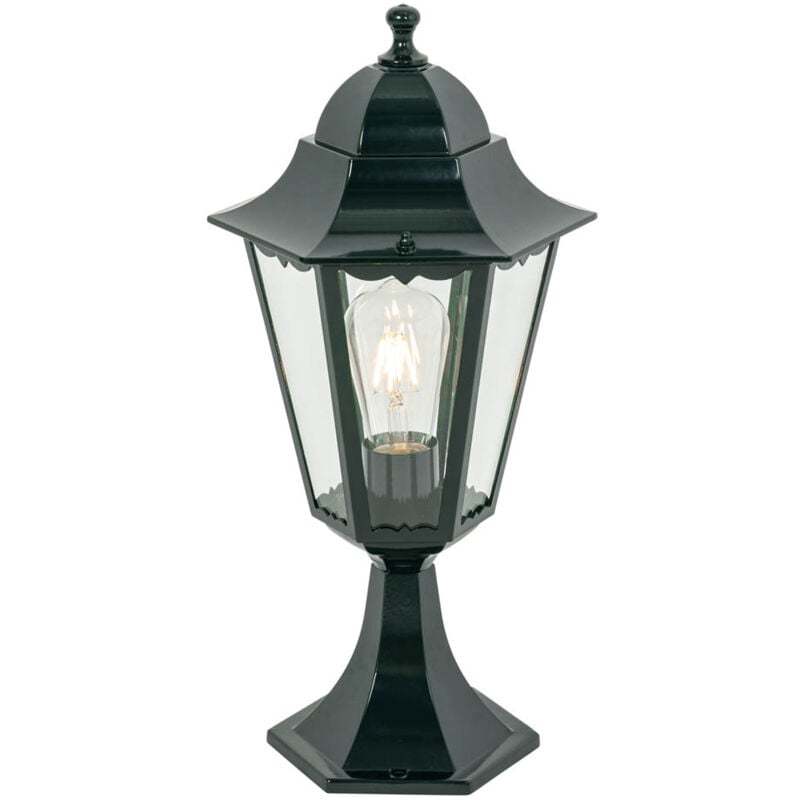 Qazqa - p45 - Lampe sur pied extérieur - 1 lumière - ø 23 cm - Vert - Classique/Antique - éclairage extérieur