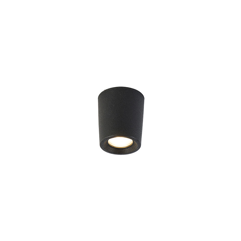 Image of Lampada da soffitto livia - Moderno - Plastico - Nero - Cilindro G9 Max. 1 x 1.7 Watt - Nero - Qazqa