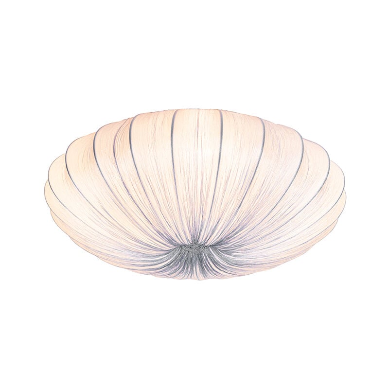 Qazqa - plu - Plafonnier - 5 lumière - ø 60 cm - Gris - Design - éclairage intérieur - Salon i Chambre i Cuisine i Salle à manger